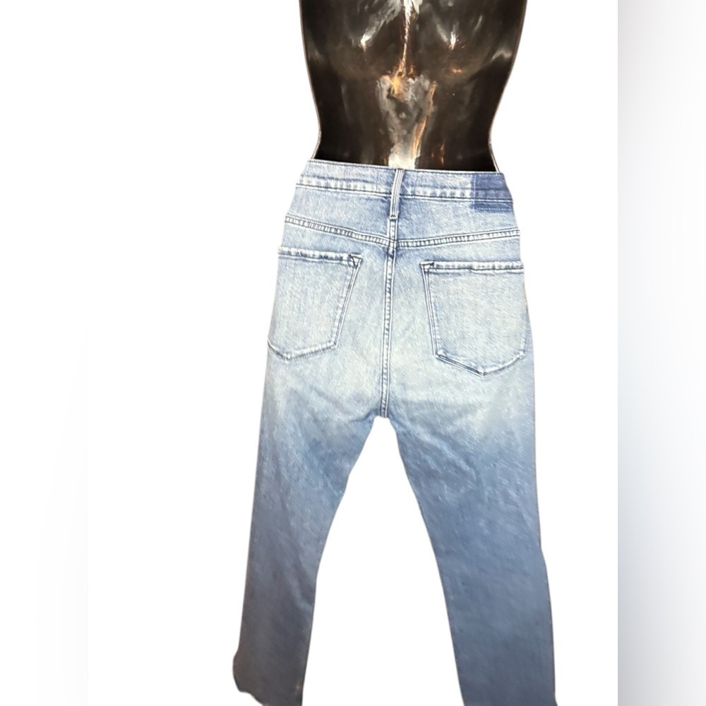 Black Orchid women’s slant fray medium wash blue jeans sz 30 preloved - Picture 4 of 11